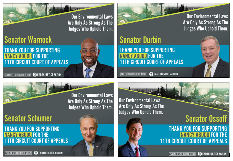 Earthjustice Action Launches Ad Campaign Thanking U.S. Senators for ...