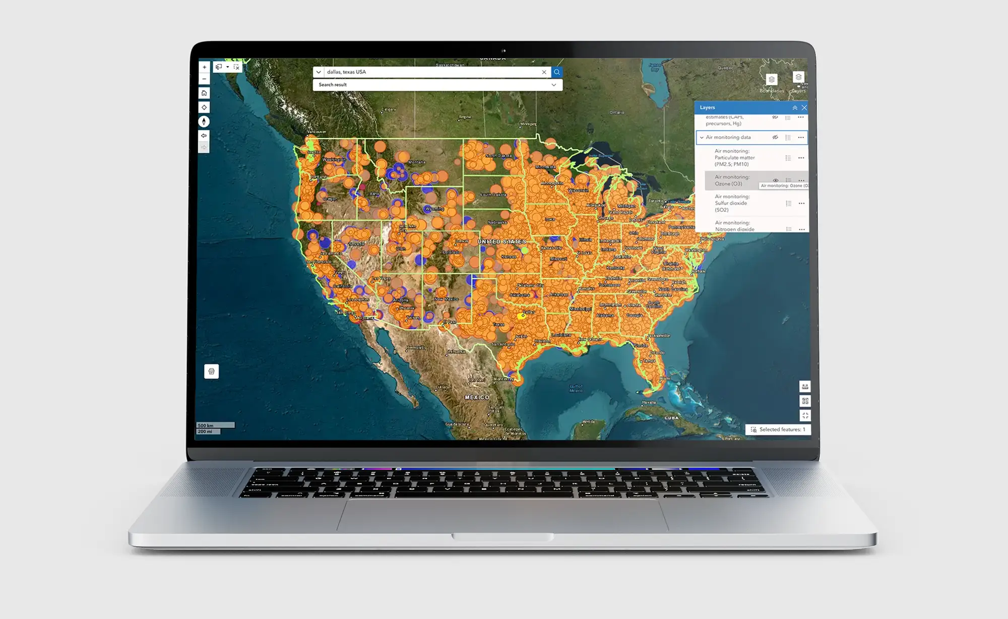 Community Health Atlas Mockup Laptop